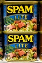 Spam Lite on Grocery Store Shelf