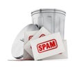Spam mail Royalty Free Stock Photo