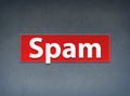 Spam Red Banner Abstract Background