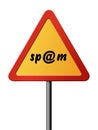 Spam sign Royalty Free Stock Photo