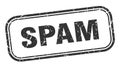 spam stamp. spam square grunge sign