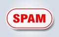 spam sticker. Royalty Free Stock Photo