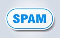 Spam sticker. Royalty Free Stock Photo