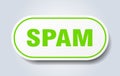 spam sticker. Royalty Free Stock Photo
