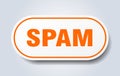 spam sticker. Royalty Free Stock Photo