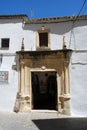 Art gallery in an old mansion house, Arcos de la Frontera, Spain. Royalty Free Stock Photo