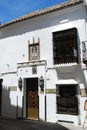 Entrance to Valdespino Palace, Arcos de la Frontera, Spain.