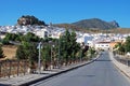 View jof the white village, Ardales, Spain. Royalty Free Stock Photo