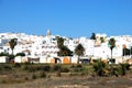 View of the white town, Conil de la Frontera, Spain.