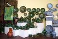 Colourful Spanish pottery, Cordoba, Spain.