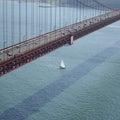 Span of Golden Gate Bridge Royalty Free Stock Photo