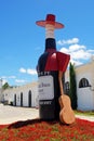 Tio Pepe bottle statue, Jerez de la Frontera, Spain.