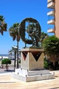 Freedom of Expression statue, Marbella. Royalty Free Stock Photo