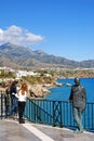 Balcony of Europe, Nerja, Spain. Royalty Free Stock Photo