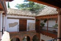 Mondragon Palace Museum courtyard, Ronda, Spain.