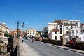 View across the new bridge, Ronda, Spain.
