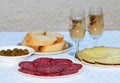 Cold Spanish tapas selection. Royalty Free Stock Photo