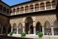 Doncellas Patio, Castle of the Kings, Seville, Spain.