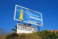 Torrevueva urbanisation sign, Spain. Royalty Free Stock Photo