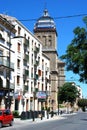 Santiago Hospital tower, Ubeda, Spain Royalty Free Stock Photo