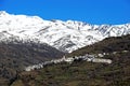 Town in the mountains, Pampaneira, Spain. Royalty Free Stock Photo