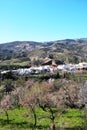 Town in Springtime, Cadiar, Spain. Royalty Free Stock Photo