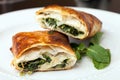 Spanakopita Spinach Pie Royalty Free Stock Photo