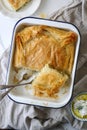 Spanakopita - Traditional greek recipe Royalty Free Stock Photo