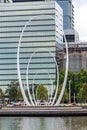 Spanda Monument in Perth Elizabeth Quay Western Australia Royalty Free Stock Photo