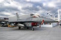 Spangdahlem based US Air Force F-16C Fighting Falcon fighter jet of 480th Fighter Squadron Warhawks