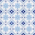 Spanich Moroccan style vintage ceramic tile