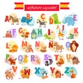 Spanish abc for preschool education Royalty Free Stock Photo