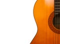 Spanish acoustic classic guitar Royalty Free Stock Photo