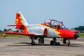 Spanish Air Force Casa C-101 Aviojet advanced trainer and light attack aircraft on the tarmac of Cambrai Air Base. Cambra, France