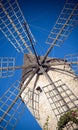 Spanish ancient windmill Royalty Free Stock Photo