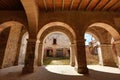 Spanish arches in abandoned building mexico