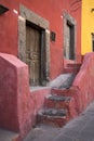 Spanish architecture in Mexico Royalty Free Stock Photo