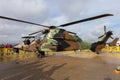 Spanish Army Eurocopter EC665 Tiger attack helicopter. Royalty Free Stock Photo