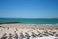 Spanish beach in summertime