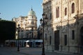 The metro in the center of Seville