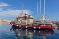 Spanish boat in port Palamos, 14 May 2017, Spain Royalty Free Stock Photo