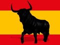 Spanish bull Royalty Free Stock Photo