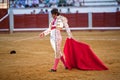 The Spanish bullfighter Juan Jose Padilla Bullfight at Pozoblanco bullring Royalty Free Stock Photo