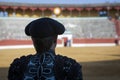 Spanish Bullfighter looking bullfighting in JaÃÂ©n, Andalusia, S