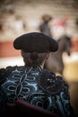 Spanish Bullfighter looking bullfighting in JaÃÂ©n