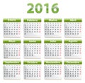 2016 Spanish calendar