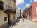 Spanish Cartagena ancient amphitheater old buildings town sea