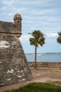 Spanish Castillo de San Marcos in St. Augustine, Florida Royalty Free Stock Photo