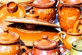 Spanish ceramics all for the kitchen Royalty Free Stock Photo
