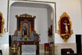 spanish church interior Royalty Free Stock Photo